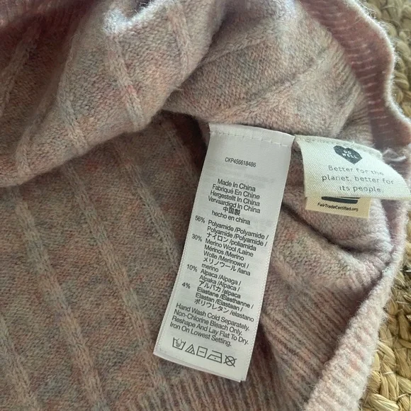 Madewell Striped Bowden Henley Sweater in Coziest Yarn 💗 size small - Picture 9 of 11